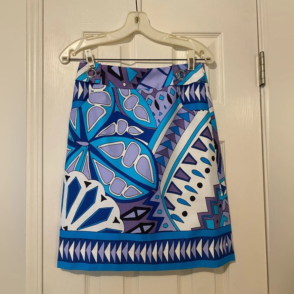 CARLISLE Geometric Print Skirt Size 0